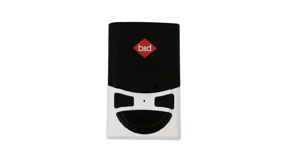 B&D wall mount garage door remote with extra large buttons